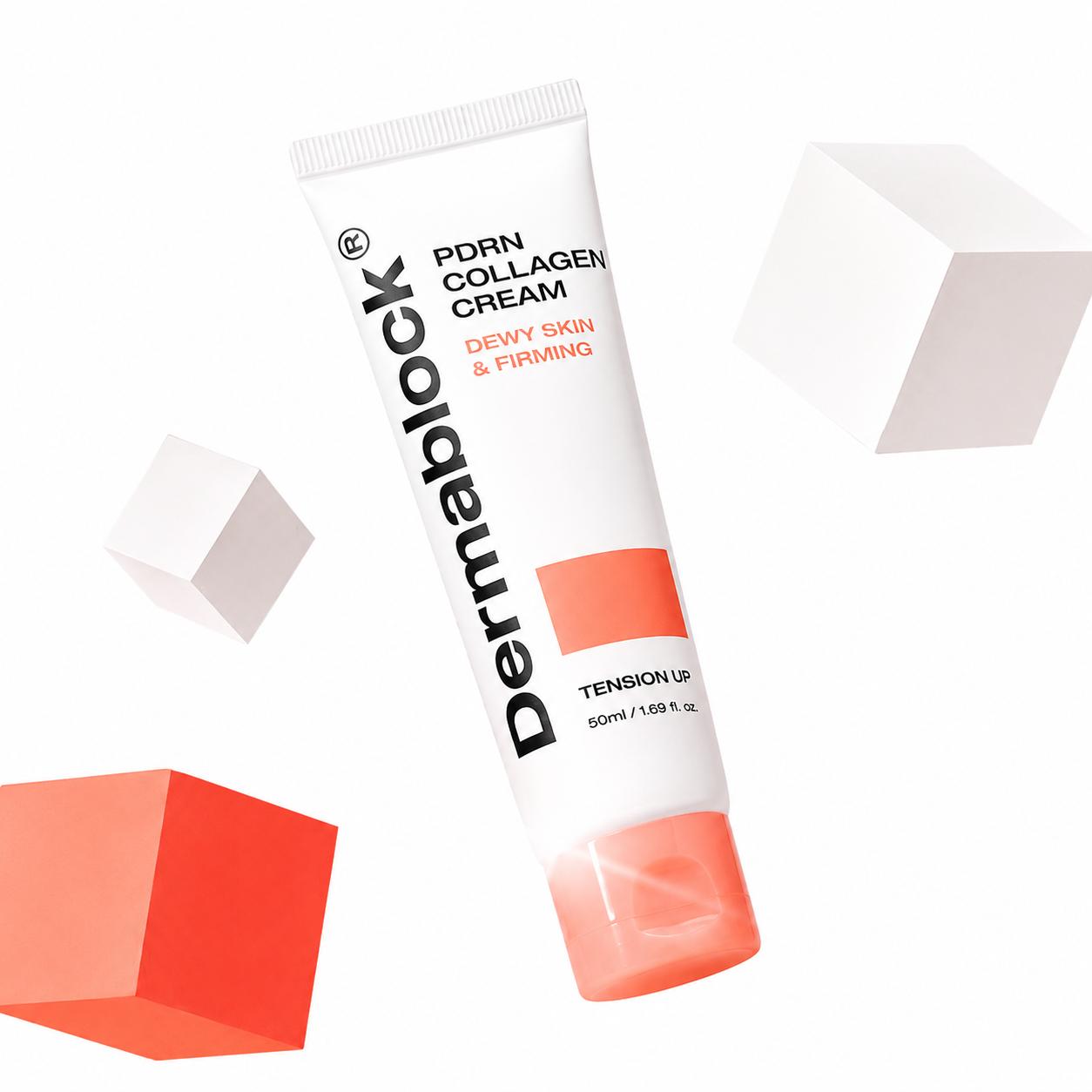 Derma Block PDRN Collagen Cream 50ml Korean Firming Moisturizing Face Cream Elasticity Skin Care