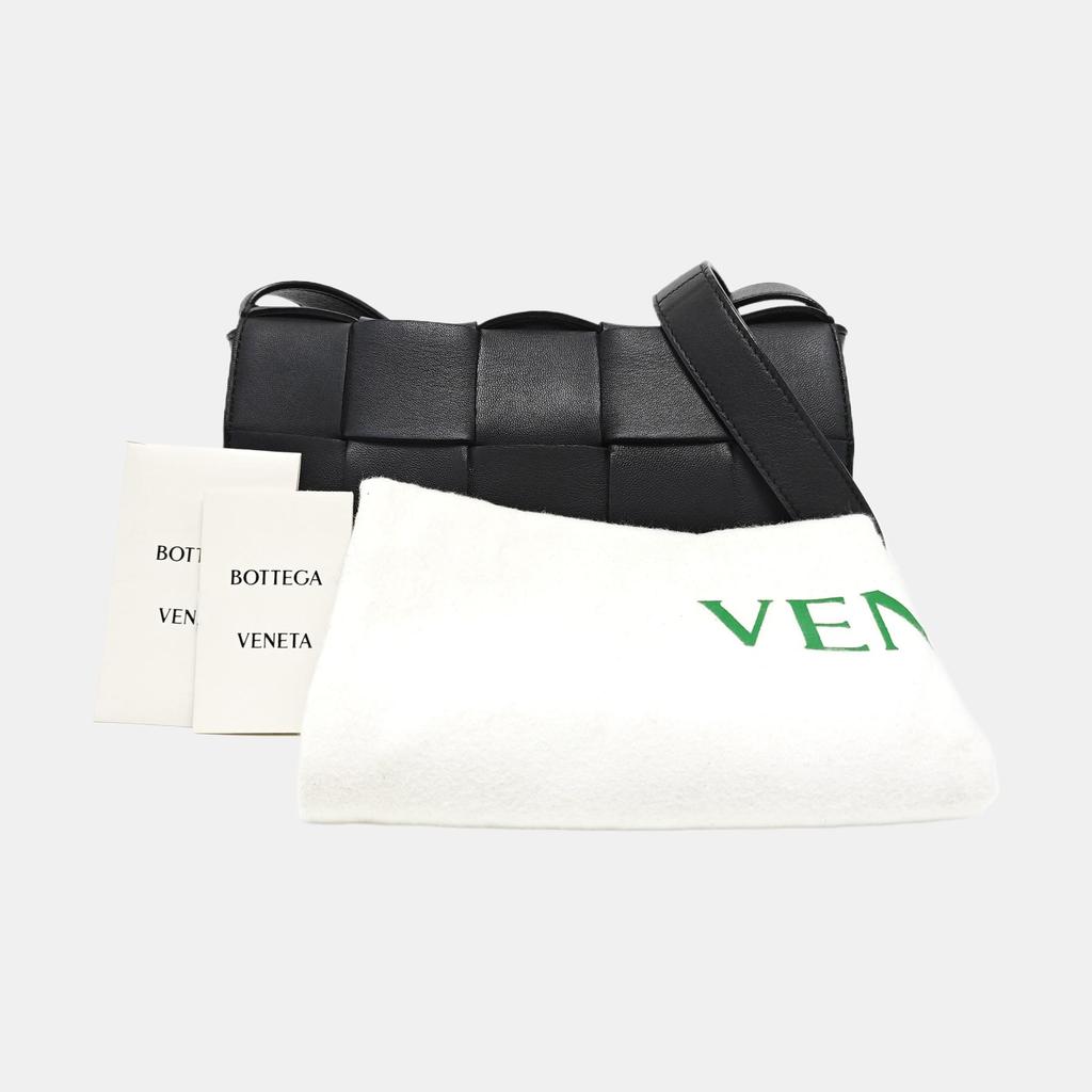 [Pre-Owned] Bottega Veneta Cassette Bag 'Black/Silver' - Very Good #1VFWN5Z