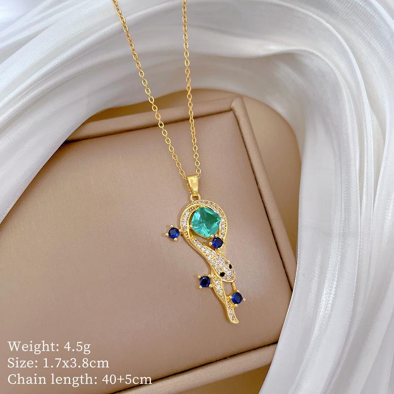 Light Luxury Moon Full Of Diamonds Micro-Inlaid Design Temperament Shining Necklace Female, Simple Pendant