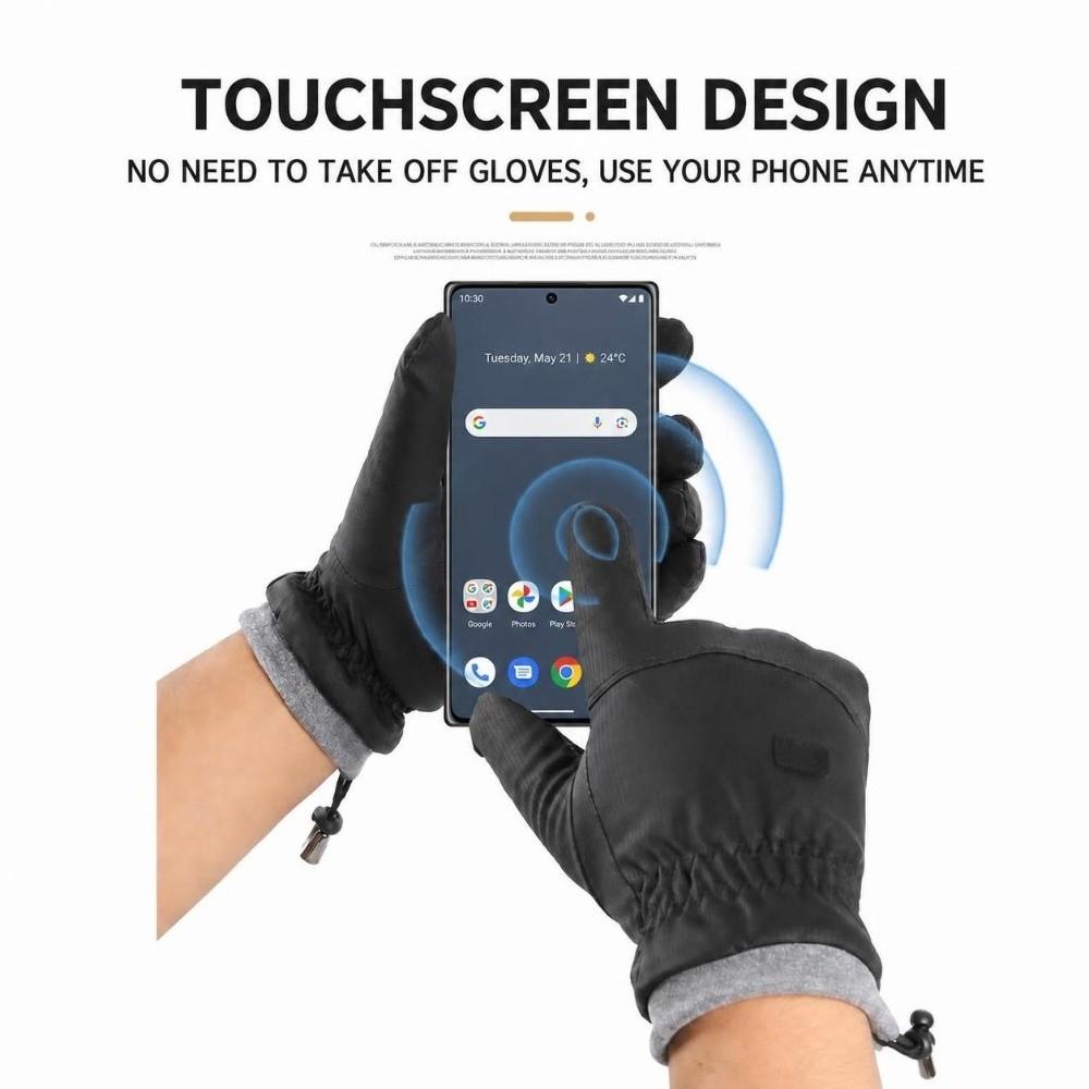 Waterproof Cold Proof Gloves Anti Slip Touchscreen Gloves Durable Windproof Gloves