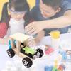 Science Educational Diy Wind-powered Car Wooden Model Kit For Elementary School Hands-on Learning