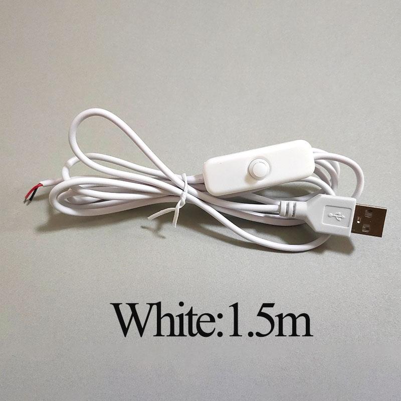 

1PC USB Desk/Table Lamp Night Light Portable Light LED Touch Button Switch Power Cord USB Male To 2-pin 3-pin Connection Cable