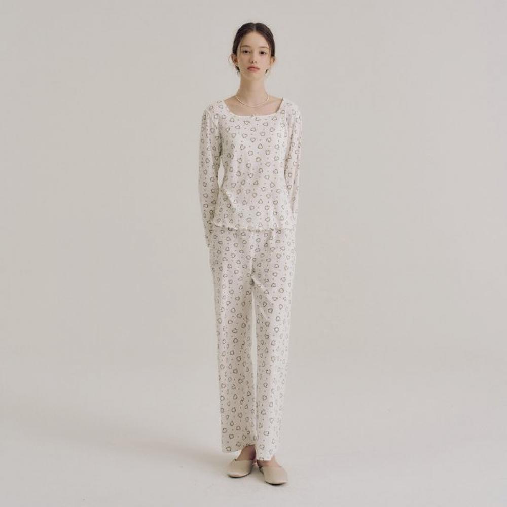 Orcite Women S Long Sleeve Pajama Set H009 L