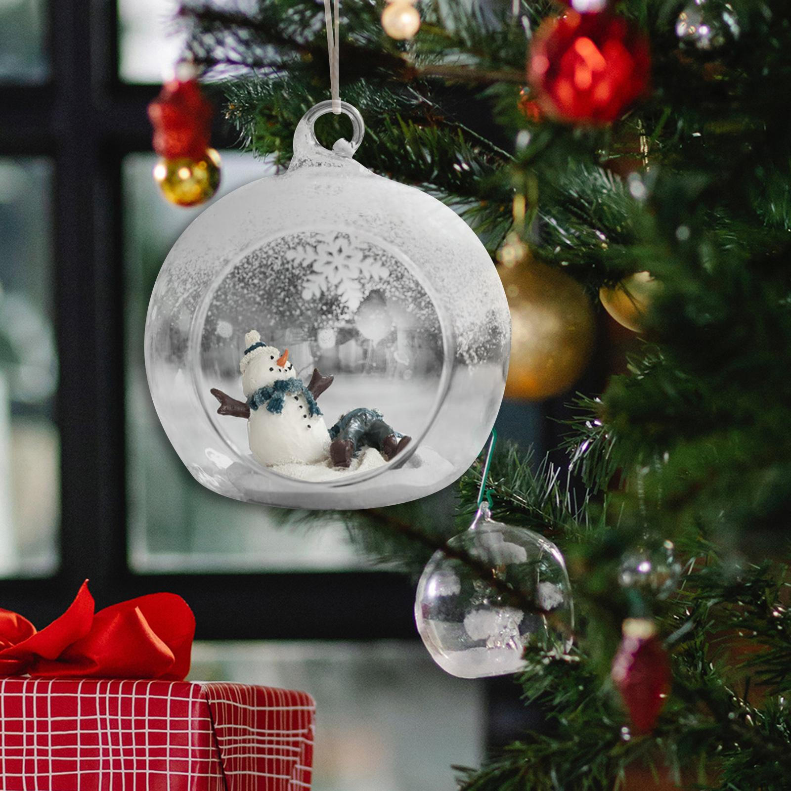 

Рождественский подвесной шар, украшение, сделай сам, подарок, прозрачное стекло для отеля Style E