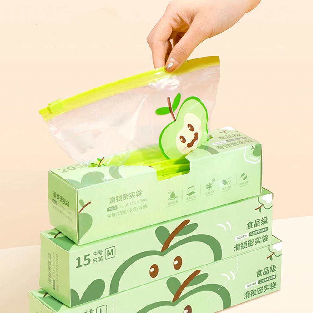 Återanvändbar Zip Lock-påse Livsmedelskvalitet Transparent Förvaringspåse med Dragkedjeförslutning Plastbehållare Resor Frys Camping Kök
