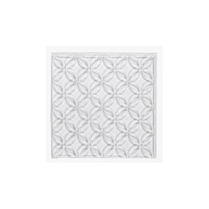 Plaque de coulée en relief - Rayher - Cercle de fleurs - 11x11 cm - Réutilisable - Pour béton créatif