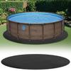 3/2.5M Round Pool Liner Pad Black Protective Pad for Ground Swimming Pools Indoor Outdoor Under Pool Mat Heavy Duty Tarp