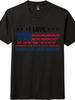 I Love Trump Because He Loves America T-Shirt Mens Womens Tees Top | Patriotic USA Flag Republican