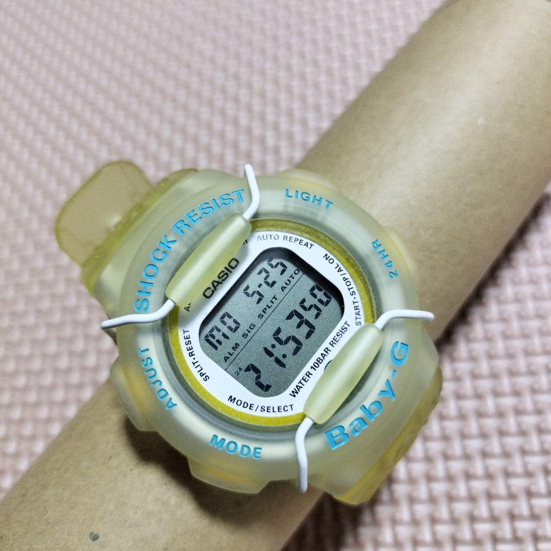 Popular CASIO Baby-G Watch Body Skeleton Yellow