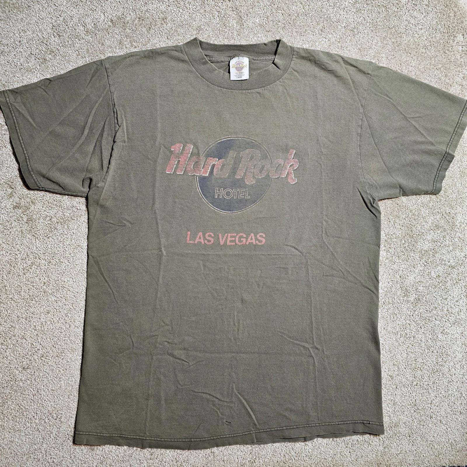 

Vintage 90s Hard Rock Hotel Las Vegas T-shirt Mens L Thrashed Faded Grunge Punk M