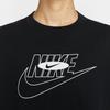 Nike Abbigliamento sportivo Comodo Pullover con logo a lettere Maglietta a maniche corte Top da donna Nero HJ2994-010