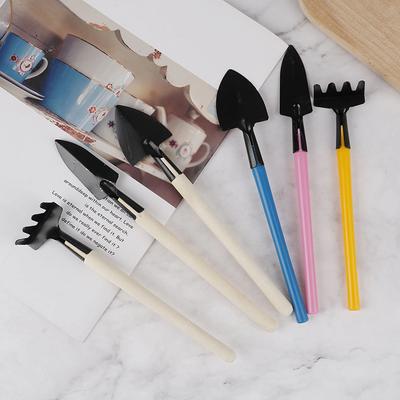 3Pcs/Set Home Garden Tool Set Home-Grown Three-Piece Shovel Rake Planting Tools