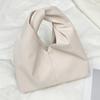2024 High-End Pleated Croissant Handbag - Soft PU Shoulder Bag for Women