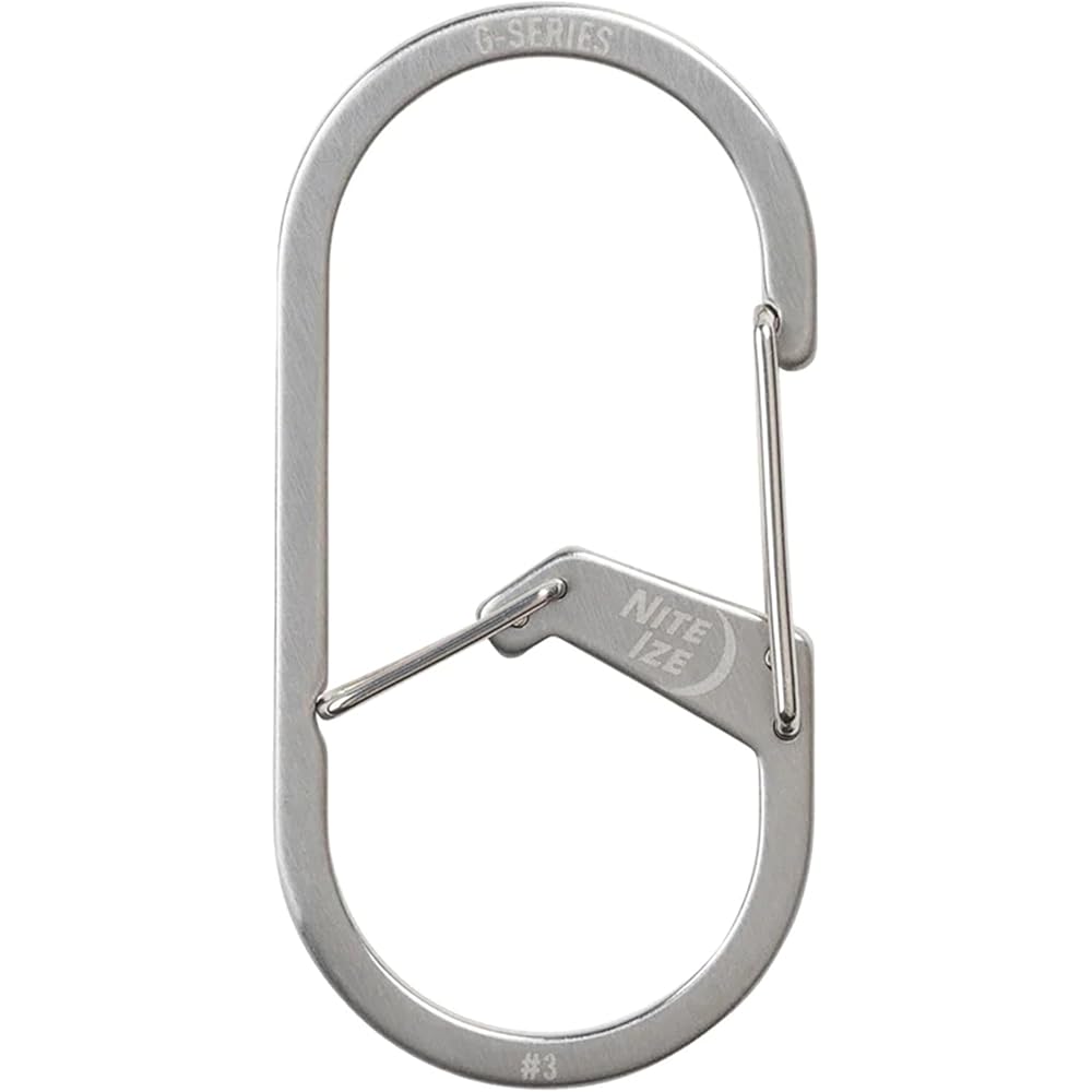 Nite Ize G Carabiner #3 Stainless Steel Silver Small