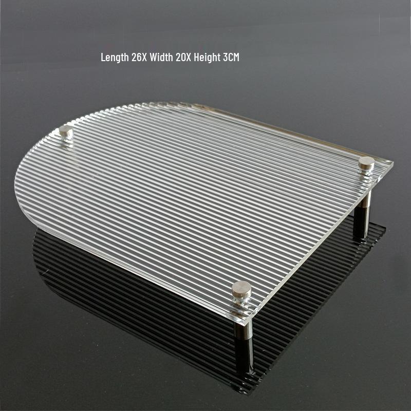 Vielseitiger Acryl- und Glas-Desserttisch-Präsentationsständer für den Innen- und Außenbereich