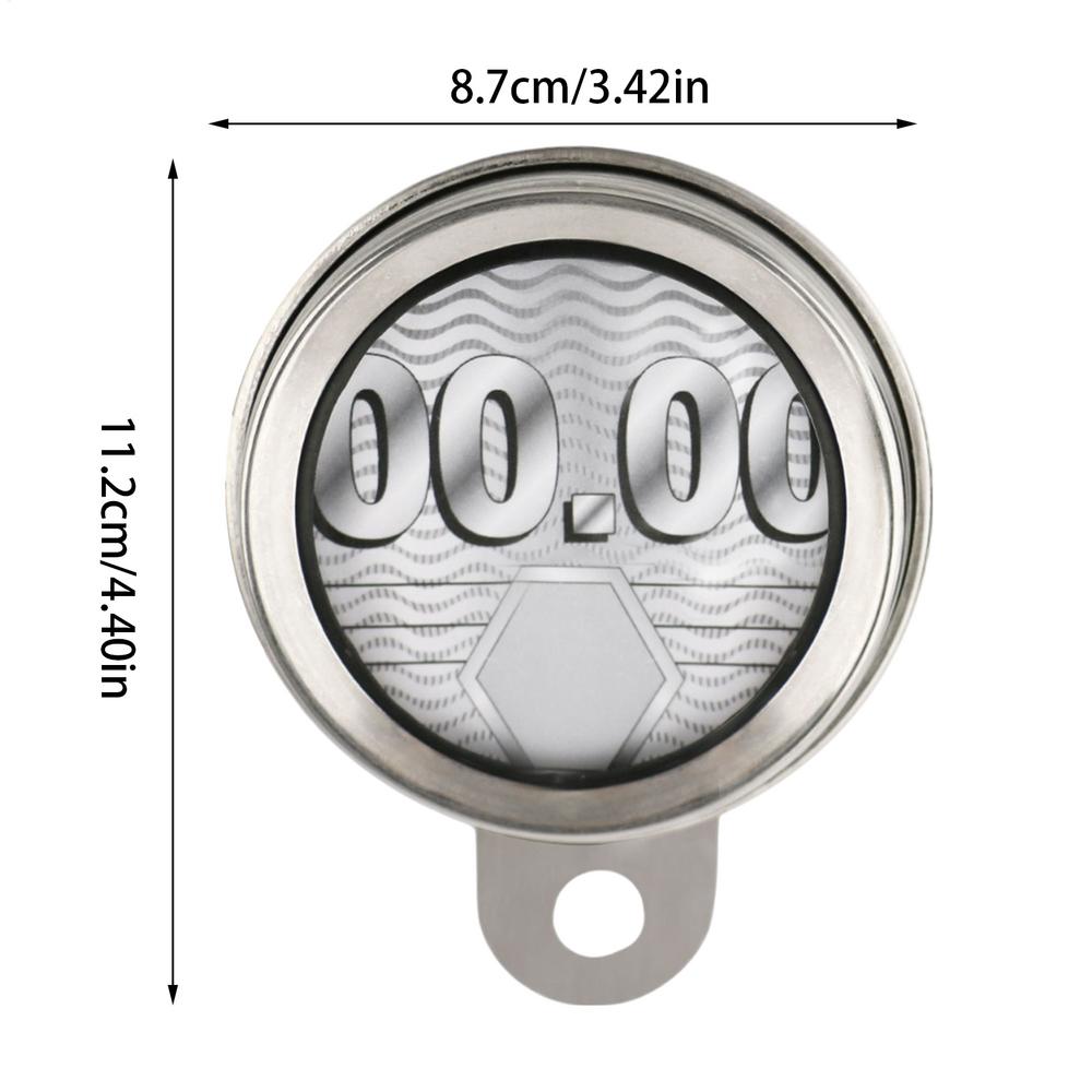 Universal Motorcycle Aluminum Tax Disc Permit Holder Frame License Plate Motorcycle Tube Tax Disc Cylindrical Holder Tax Permit