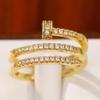Exquisite Index Finger Nail Ring, Versatile Personality, Creative Fashion, Avant-garde Spiral Multi-layer Ring