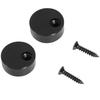 Sliding Door Track Kit, Max. 100 kg Load Capacity, Metal, Black, 2 m, Black