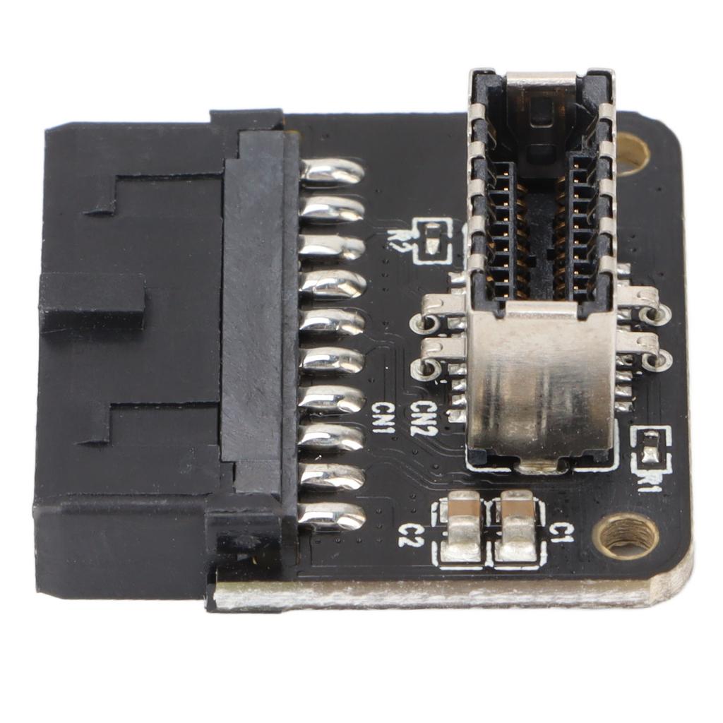 Computer Chassis Adapter USB3.0 19P 20P To TypeE 90  Degrees  Transfer Angle Design Positive Card Slot Converter