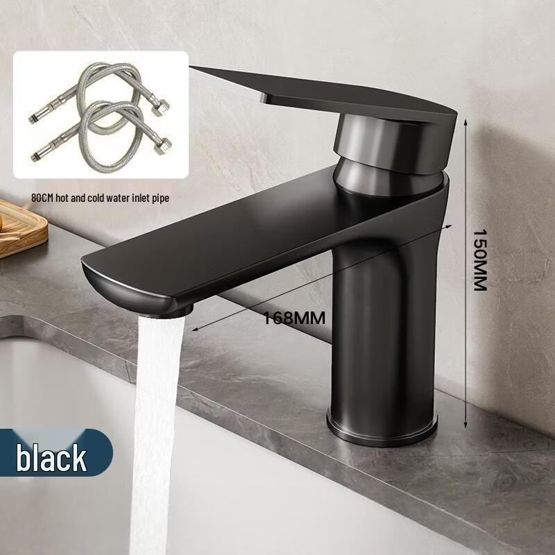 Bai Meng Yang Stainless Steel Hot & Cold Basin Faucet