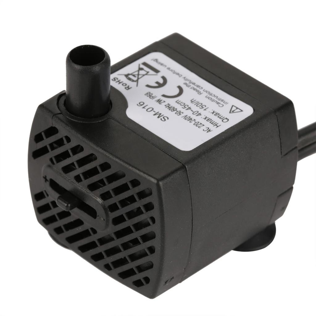 2W   Quiet Submersible   with LED Light Fish Pond Aquarium   Fountain