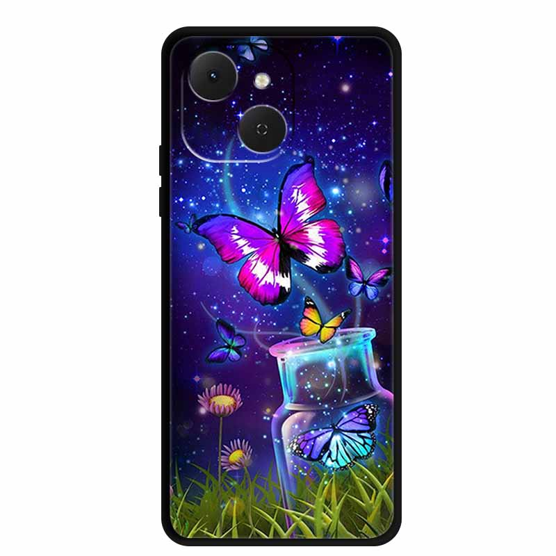 Phone Cover For Tecno Spark 40C Cases Silicone Bumper Lovely Soft TPU Coque for Spark 40 C Funda Tecno Pop 10 Pro Protector Case
