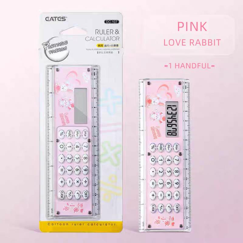 

Лидер продаж, калькулятор, 8 цифр, дисплей, масштаб 15 см, милые микро-многофункциональные офисные школьные принадлежности розовый