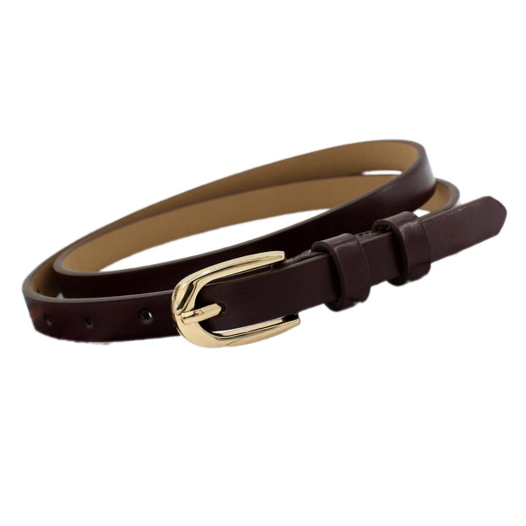 Girls Belt for Pants Women's PU Leather Waist Band Thin Waistband Decorative Waist Ornament Sash Clothing Accessory