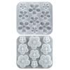 Five Petals Flower Silicone Mold Cherry Flower Epoxy Casting Mold Fragrant Gypsum Resin Mold for Car Pendant Ornament