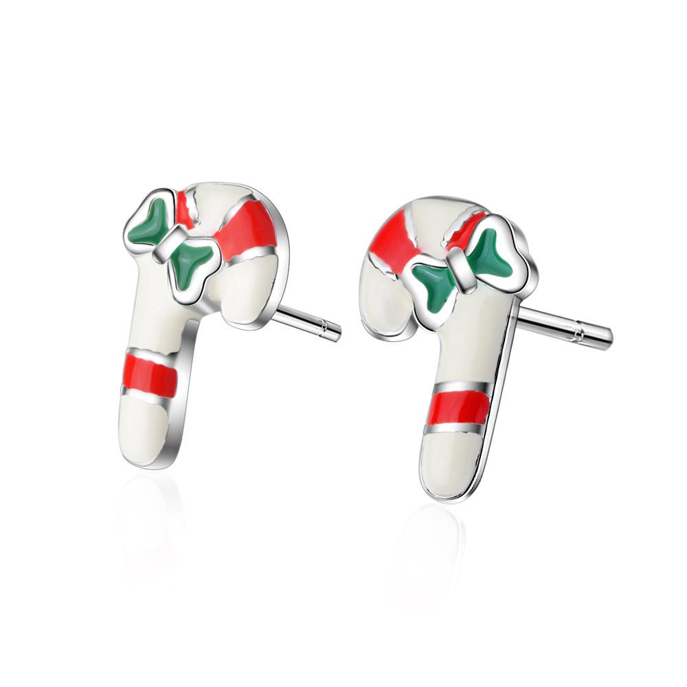 Furry Autumn & Winter Snowflake Bell Stud Earrings for Women - Christmas Jewelry Collection