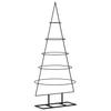Vidaxl Metalowa Choinka Świąteczna, Do Dekoracji, Czarna, 125 Cm