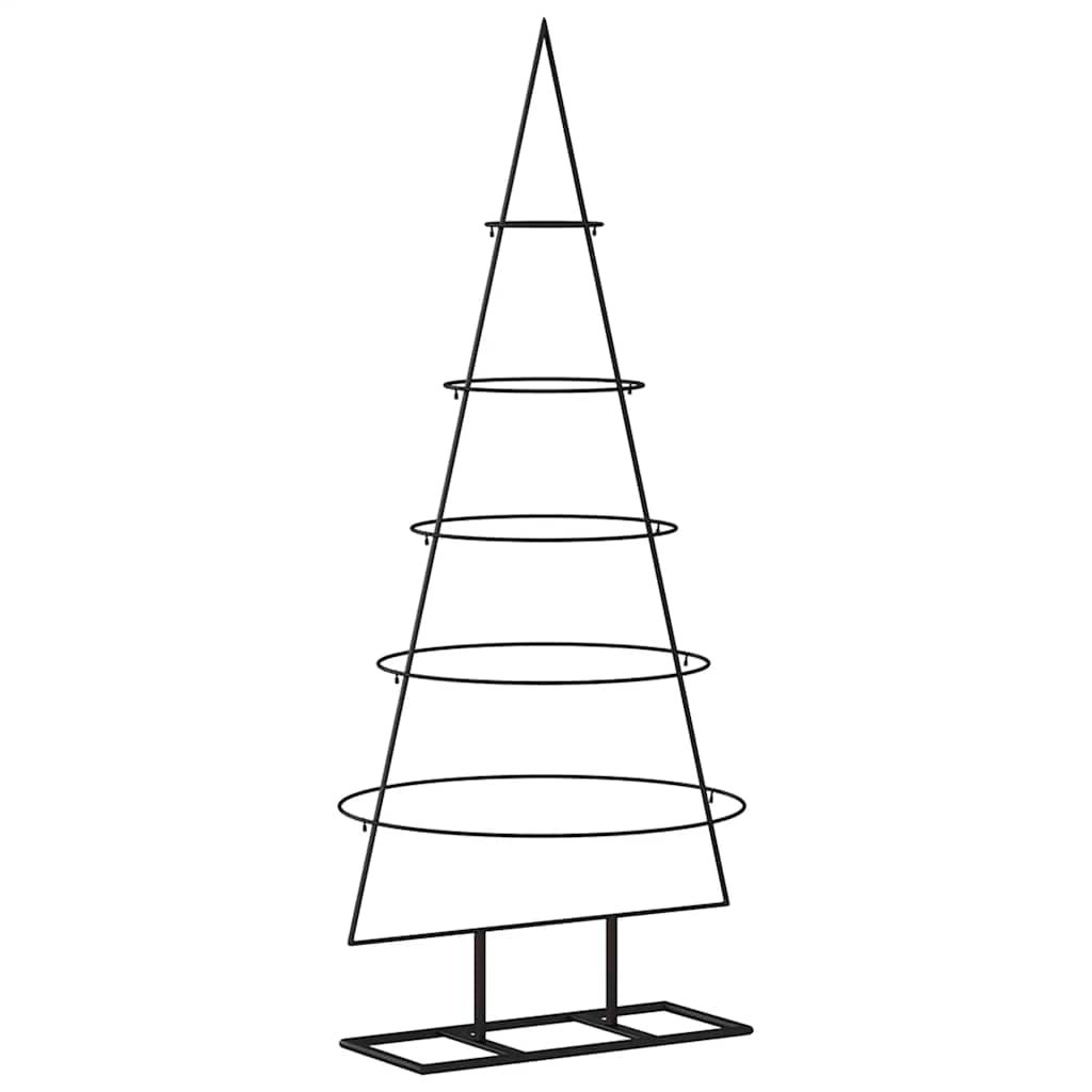 Vidaxl Metalowa Choinka Świąteczna, Do Dekoracji, Czarna, 125 Cm
