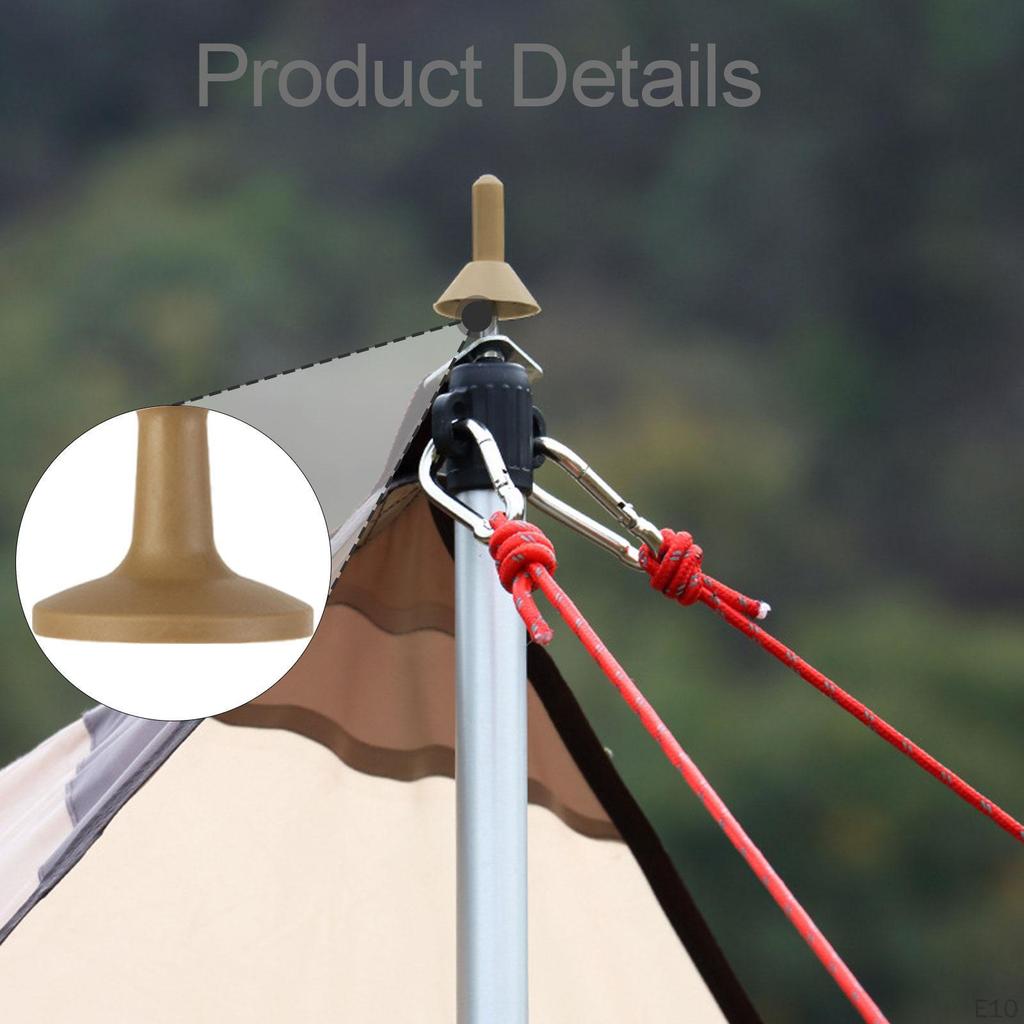Cap Tarp Pole Tip Cover Protection for Travel Lovers