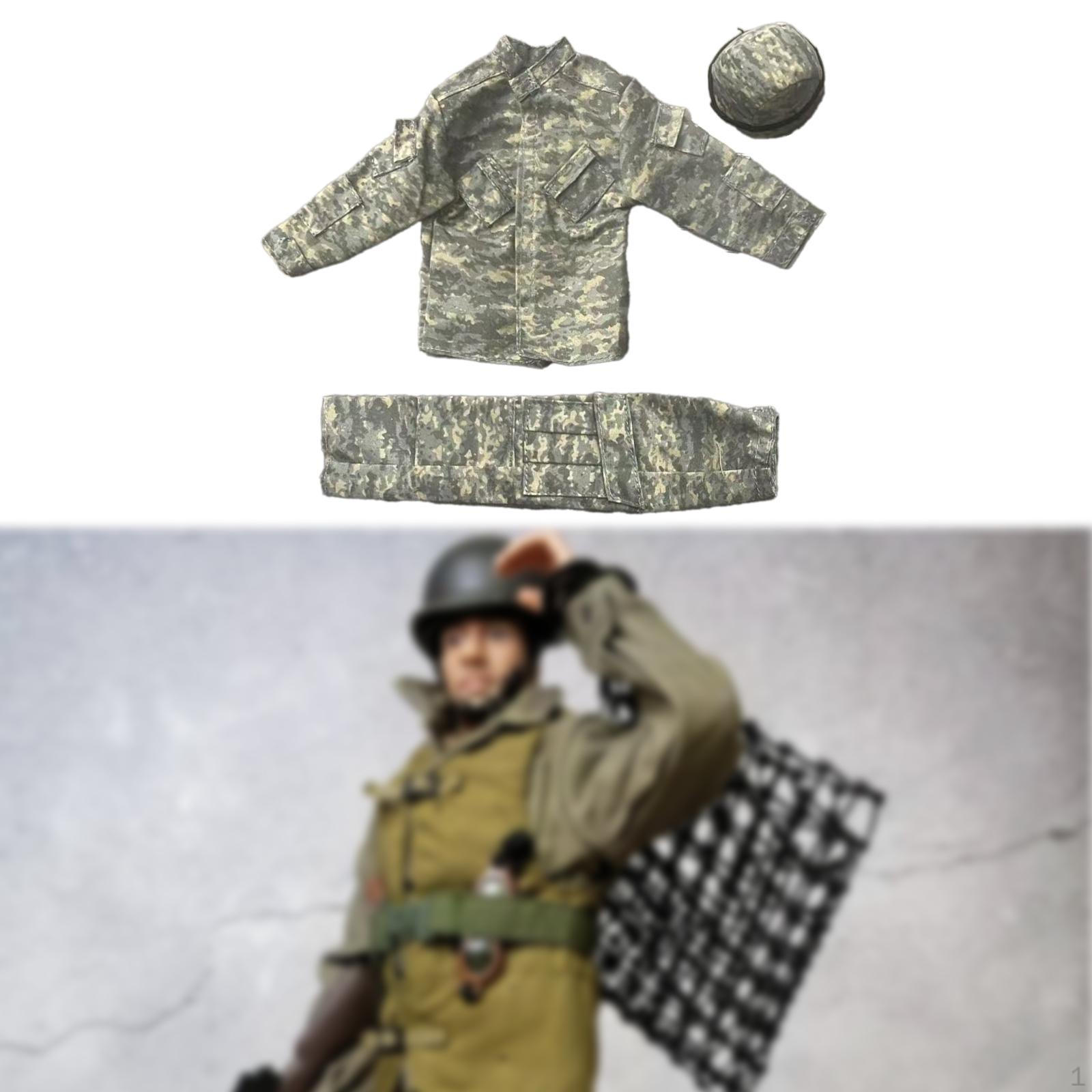 

Одежда для экшн-фигурки масштаба 1/6, костюм для куклы, мужской костюм-униформа, миниатюрная одежда, пальто, брюки, шляпа