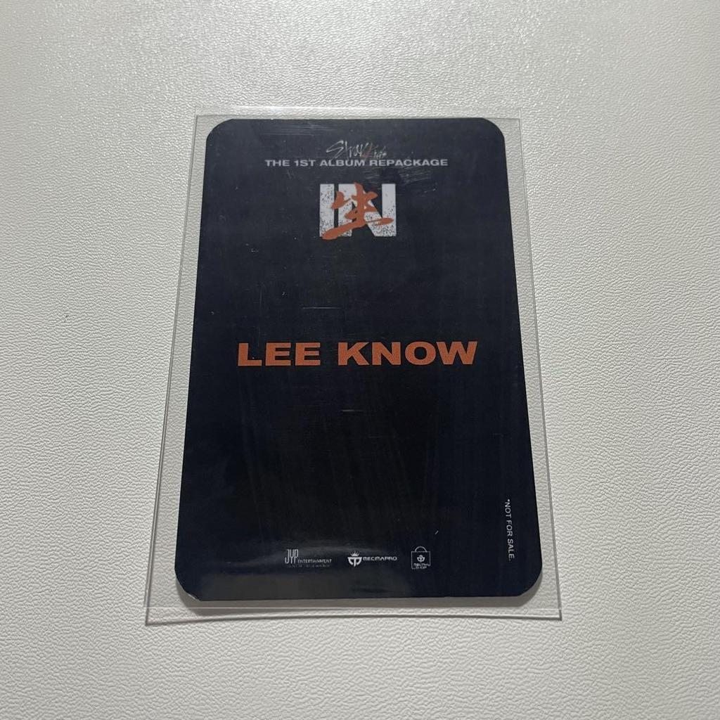 [USED] Stray Kids Reno Trading Card In Live