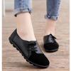 Large Size Damesko Uformelle Dame Single Sko Low Top Snøring Bean Sko