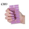 Nail Art Decal Glitter Polish Strips with File Easy Apply Remove Self Adhesive Women Strip Full Sticker Home Manicure DIY Decoration Wrap
