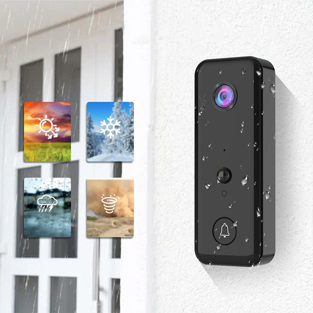 Doorbell with Camera 2-Way Audio Wireless Video Doorbell PIR Motion Detection for Home Wireless Doorbell Ring Doorbell Door Bell