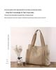 2025 Women's Large Canvas Tote: Fashionable, Artistic, and Simple Design with Single Shoulder Strap