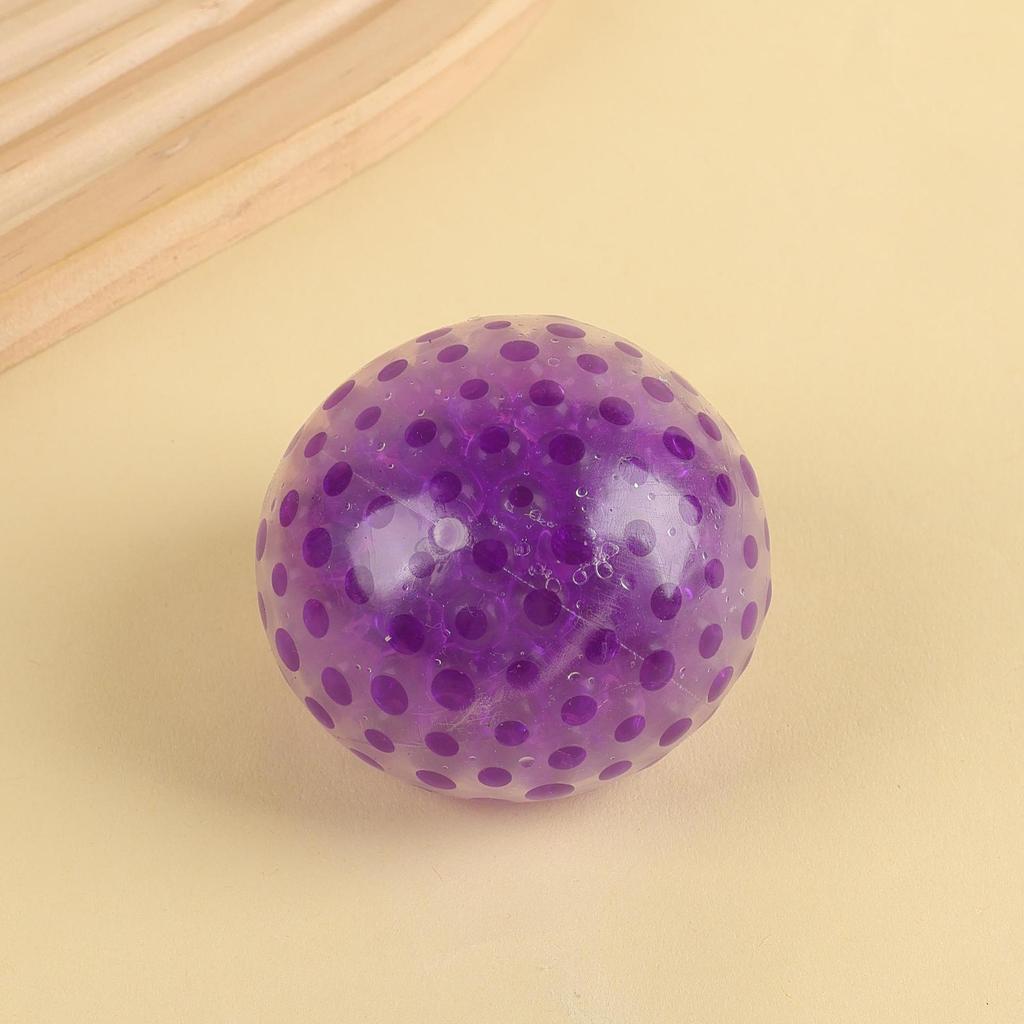 Squeeze 2Pc/Bag Vent Ball Soft Rubber Pinch Vibrant Multi-Colored Grape Ball Toy Stress Easing Party Favors Kids Birthday Party Supplies Gift