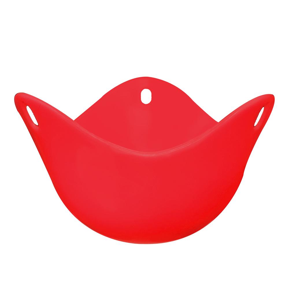 

Силиконовый противоударный держатель для яиц и поднос для хранения Bright Red Egg Cooker