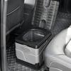 Toilette Pliante avec Couvercle Voiture Bateau Potty Portable pour Camping Randonnée Plage Embouteillage Voyage d'Urgence Voyage en Autonomie