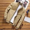 Spring and Autumn Jacket Pure Cotton Jacket Stand-up Collar Baseball Jacket Casual Jacket Men