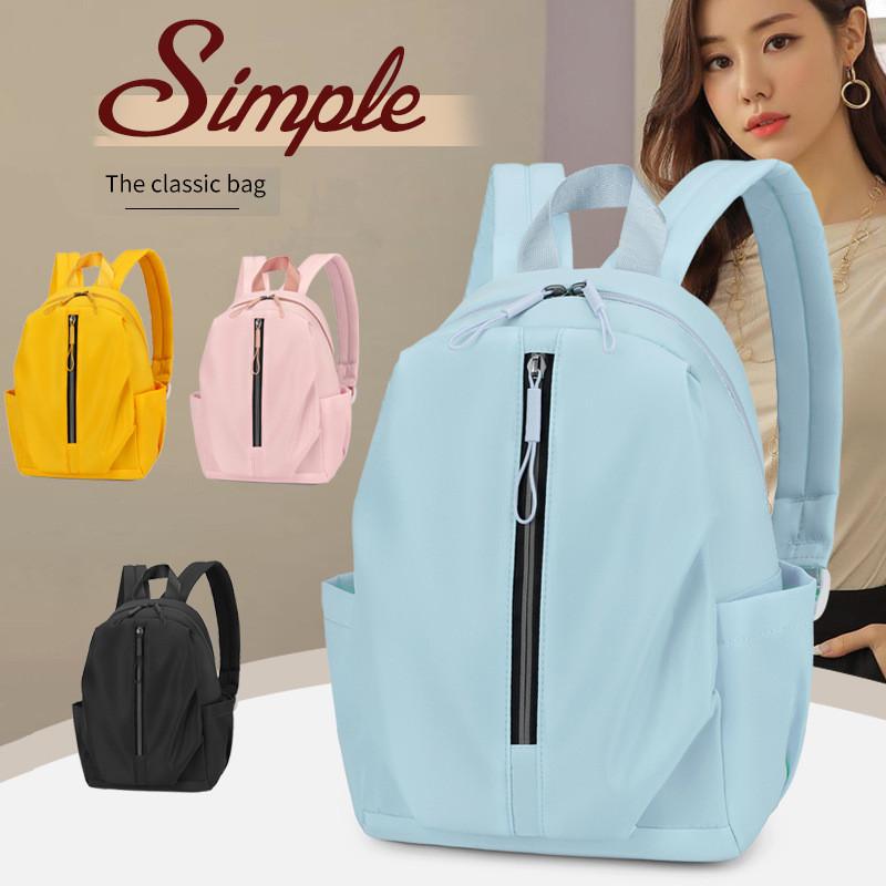 Student Casual Fashion Backpack Breathable Material Zipper Closure For Commuting