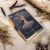 Handmade Tree of Life Leather Journal Celtic Notebook with Lock Gift for Him