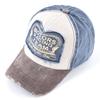 Vintage Washed Denim Baseball Cap For Men And Women Snapback Trucker Hat With Letter Patch Spring Autumn Unisex Hip Hop Cap