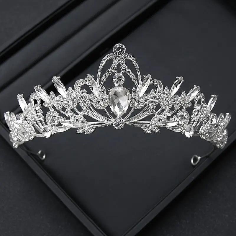 Children's Crystal Crown Headband: Elegant Princess Performance Hairpiece for Girls