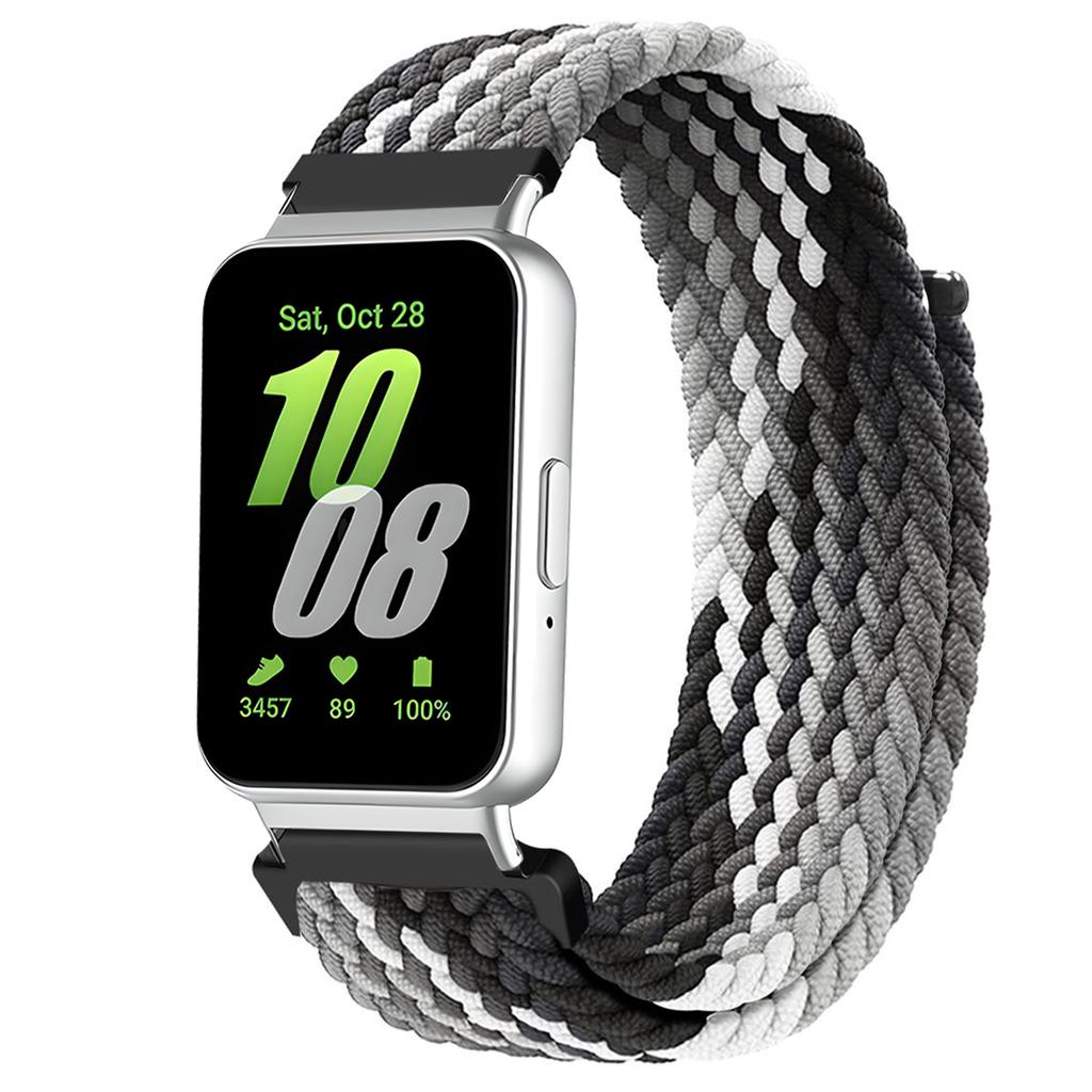 Bands for Galaxy Fit 3 Strap Accessories Sport Nylon Braided Adjustable Replacement Correa Bracelet for Samsung Galaxy Fit3 Band