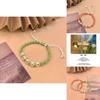 Charming Handmade Daisy Bracelet Elegant Boho Chic Friendship Gift