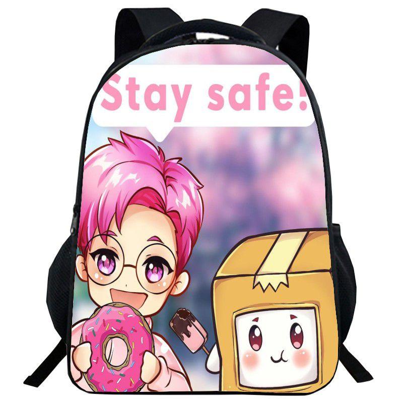 

Lankybox Backpack Cartoon Schoolbag For Kids With Adjustable Padded Straps And Stylish Design 8